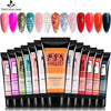 MSK Color Lead 15g Design Poly Nail Polish Finger Builder  Semi PermanentManicure Color Nail Extend Jelly Poly UV Gel