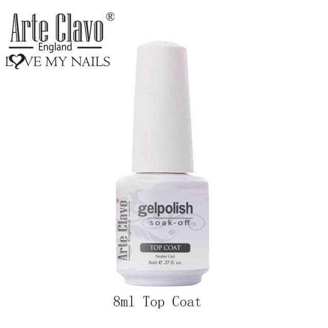 Arte Clavo15ml Gel Nail Polish Nail Art 65 Colors Nail Gel Colorful Soak Off UV Gel Varnish For Nails Semi-Permanent UV Led Lamp