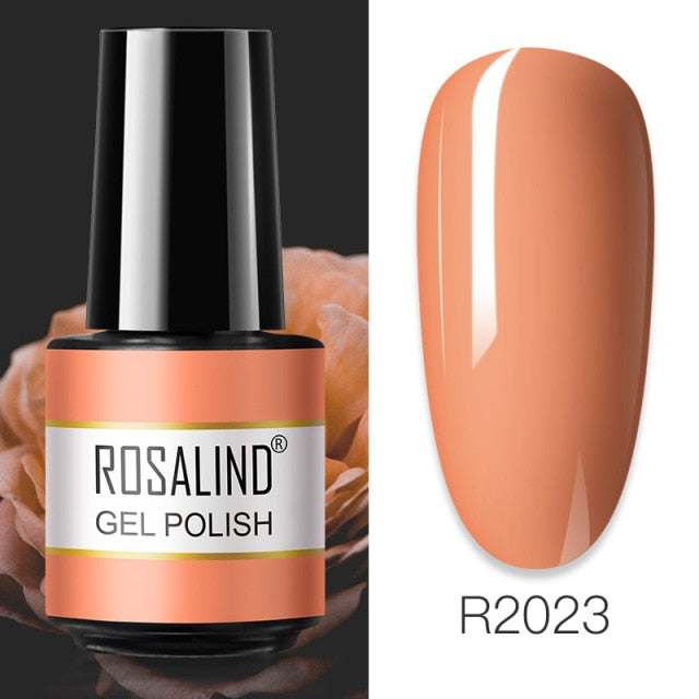 ROSALIND Primer Top Base Coat 7ML Gel Nail Polish For Manicure Long Lasting Nail Art Salon Gel Varnish UV LED Color Gel Polish