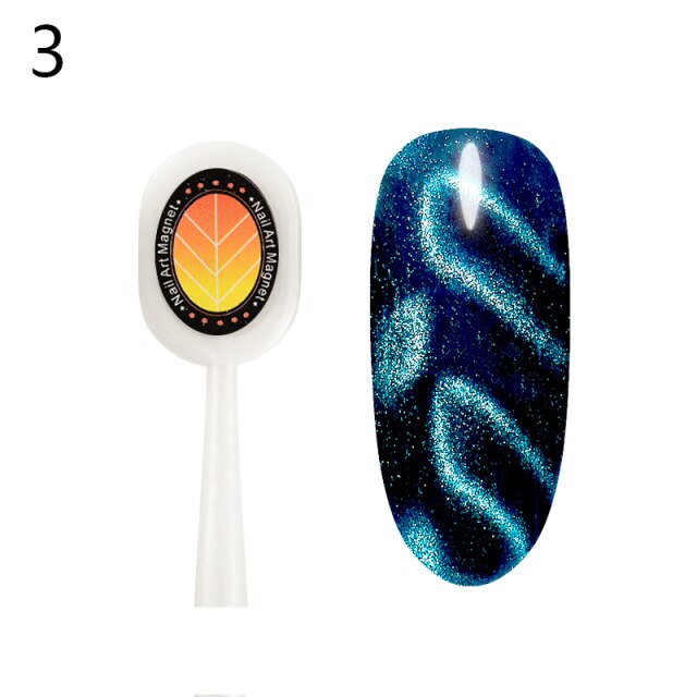 Cat Eye Magnetic Gel Magnet Set Board Thick Strong Magnet Stick for  Starry Sky Jade Effect UV Gel Nail Polish Art Varnish