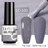 LILYCUTE 7ML Glitter Nail Gel Polish Sequins Semi-permanent UV LED Gel For Manicure Nail Art Design Base Top Coat Gel Varnishes