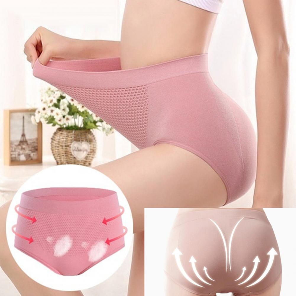 Panties Breathable High Elastic Cotton Ladies Panties for Home Shapewear Tummy Control Seamless Slimming Body Shapewear