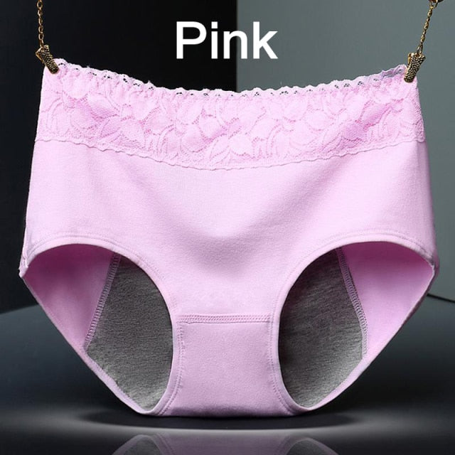 Women&#39;s underwear Physiological Pants Warm Proof Incontinence Leak Proof Menstrual Knickers Cotton Health Seamless Briefs
