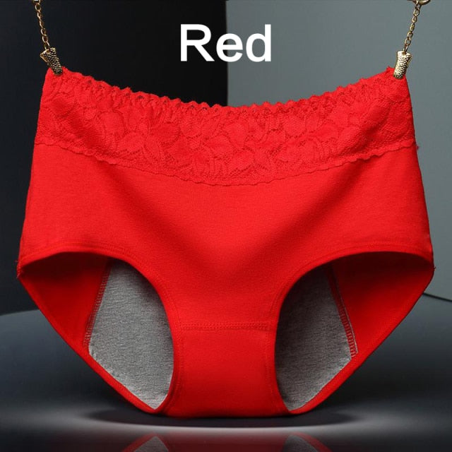 Women&#39;s underwear Physiological Pants Warm Proof Incontinence Leak Proof Menstrual Knickers Cotton Health Seamless Briefs