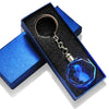 Personalized Custom Photo Key Chain frame Crystal Miniature Photo Key Ring LED Light Decoration Photo Frame Party Favors Gift