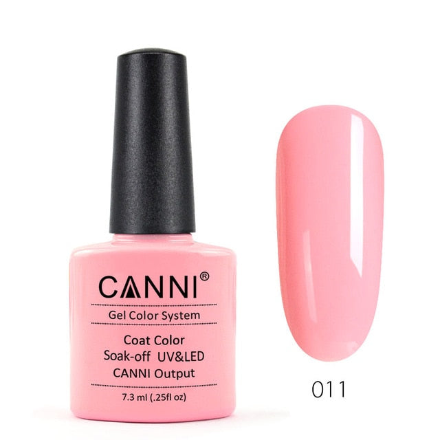 CANNI Gel Polish Color 001-066 Paint Long Lasting Soakoff High Quality Salon Base Coat Topcoat Gelpolish LED UV Nail Gel Lacquer